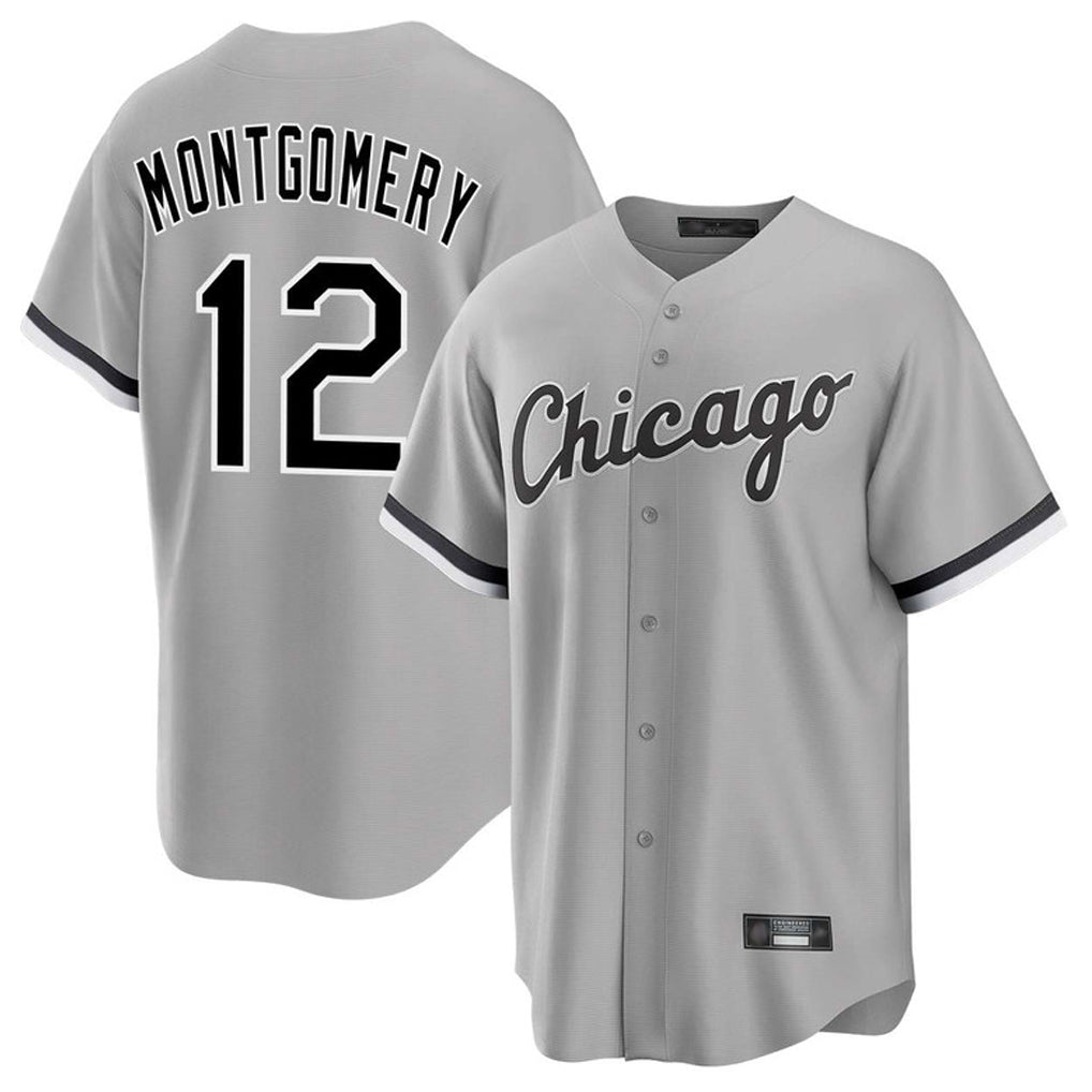C.White Sox #12 Colson Montgomery Player Gray Home Game Jdoa Stitched Jerseys