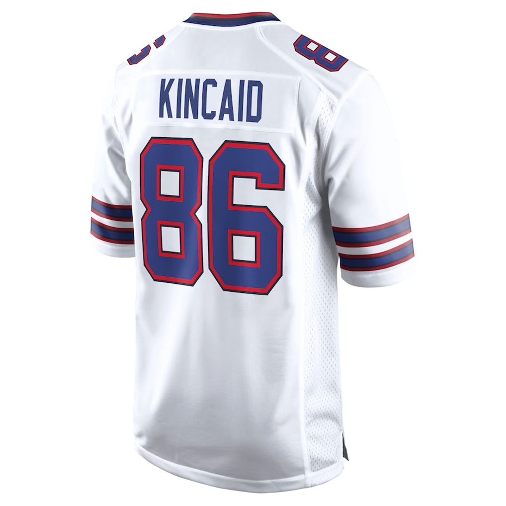 B.Bills #86 Dalton Kincaid Player White Home Game Jdoa Stitched Jerseys
