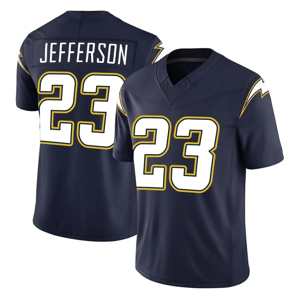 LA.Chargers #23 Tony Jefferson Player Navy Vapor F.U.S.E. Limited Home Game Stitched Jerseys