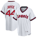 LA.Angels #44 Ben Joyce Player White T-shirt Home Game Jdoa Stitched Jerseys