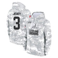 C.Browns #3 Jerry Jeudy Player Arctic Camo Salute to Service Hoodies Limited Game Jdoa Stitched Jerseys