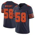 C.Bears #58 Darnell Wright Player Navy Blue Alternate Vapor Untouchable Limited Jdoa Stitched Jerseys