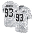 M.Dolphins #93 Zeek Biggers Player Arctic Camo Salute To Service Limited Game Jdoa Stitched Jerseys