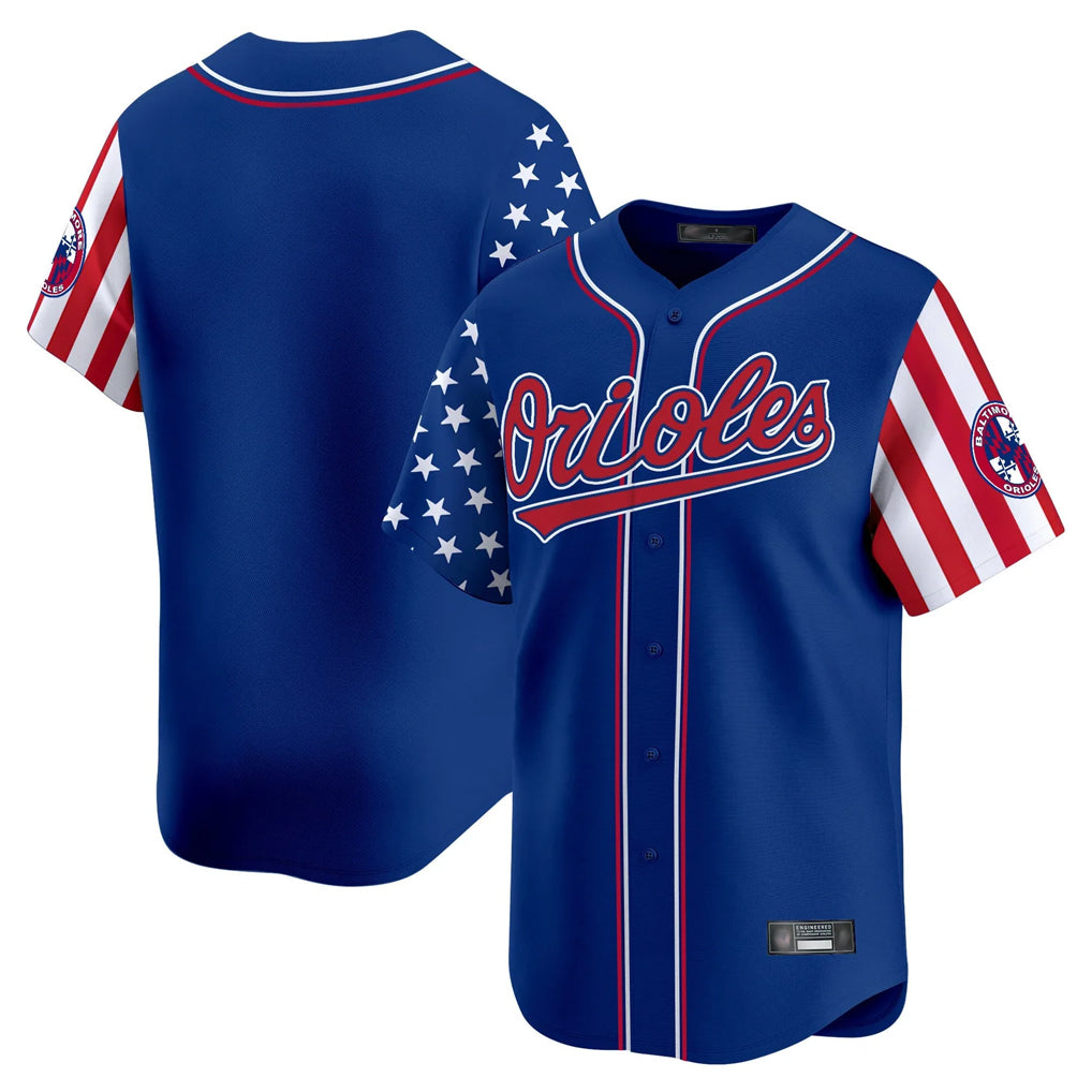 B.Orioles ## Orioles Blank Player Royal Independence Day Vapor Premier Limited Home Game Jdoa Stitched Jerseys
