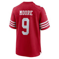 Jdoa SF.49ers #9 Skyy Moore Scarlet Team Game Jersey