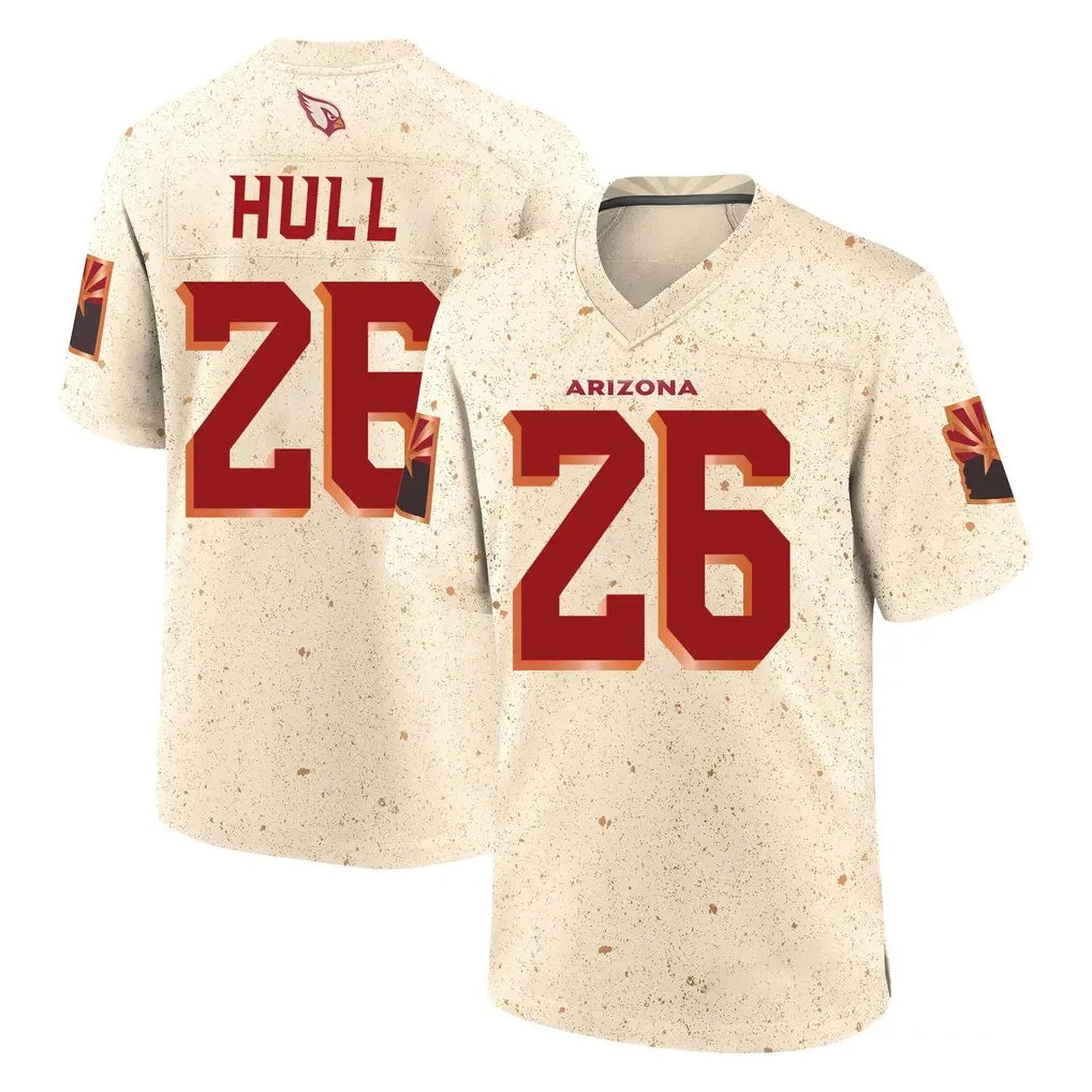 A.Cardinals #26 Evan Hull Player Cream Rivalries Collection Game Jdoa Stitched Jerseys