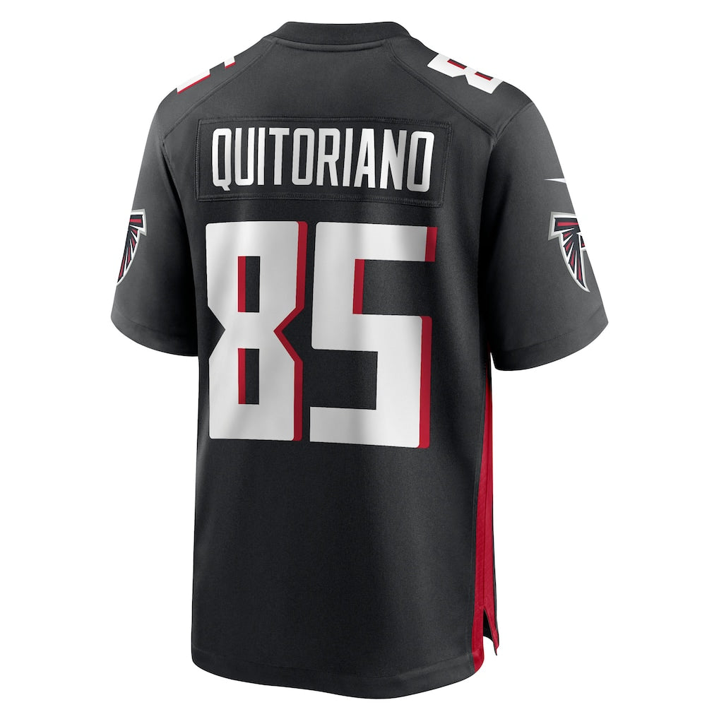Jdoa A.Falcons #85 Teagan Quitoriano Black Team Game Jersey