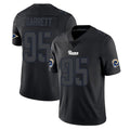 LA.Rams #95 Myles Garrett Player Black Impact Limited Home Game Jdoa Stitched Jerseys