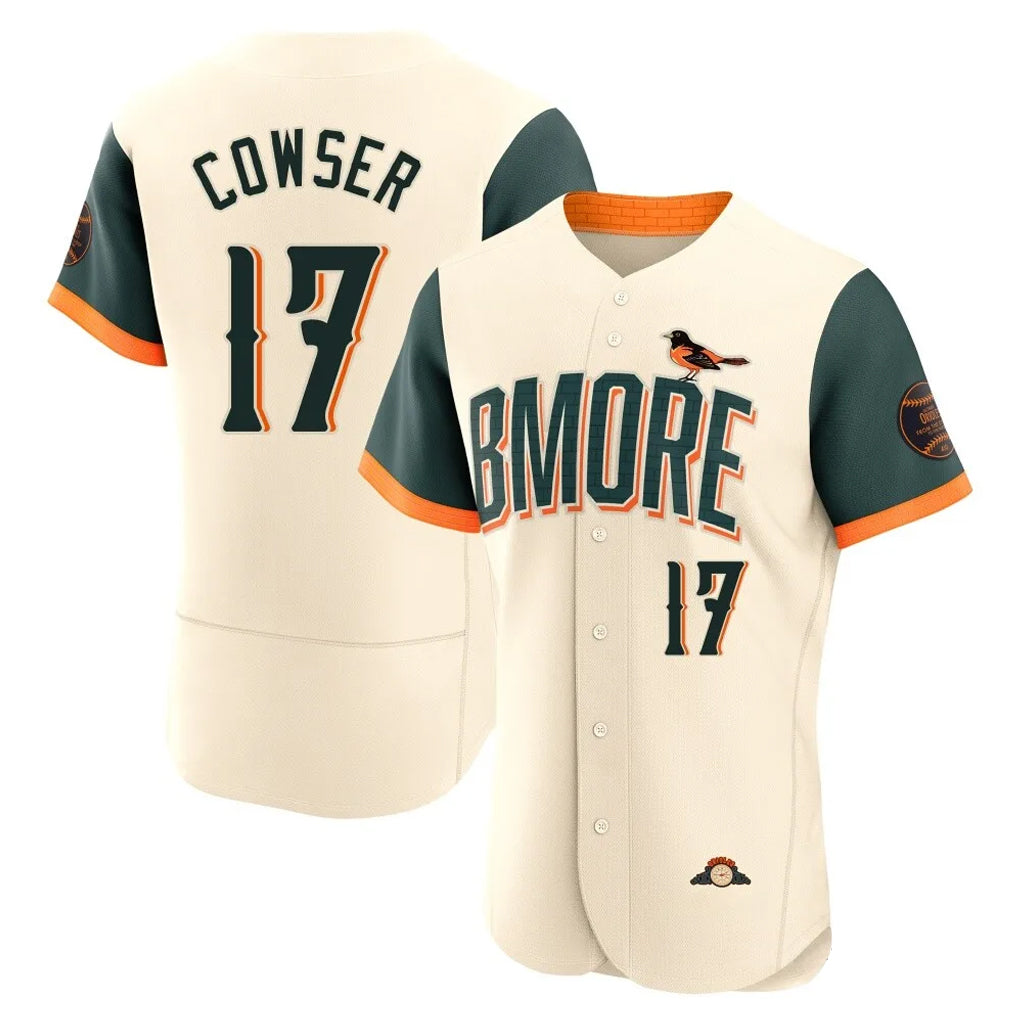 B.Orioles #17 Colton Cowser Player Cream 2026 City Connect Limited Elite Home Game Jdoa Stitched Jerseys