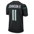 Jdoa NY.Jets #11 Jermaine Johnson II Black Alternate Game Jersey