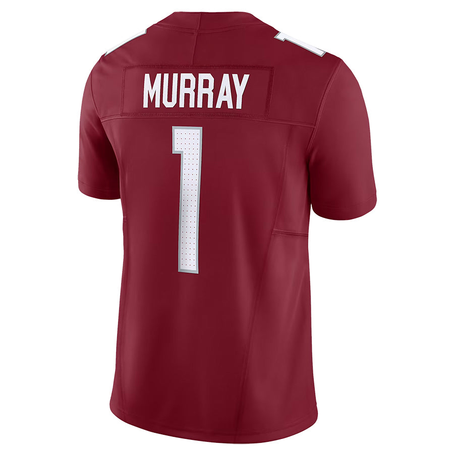 A.Cardinals #1 Kyler Murray Player Cardinal Vapor Limited Elite Home Game Jdoa Stitched Jerseys