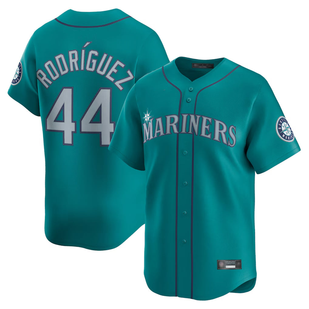 S.Mariners #44 Julio Rodriguez Player Teal Home Limited Jdoa Stitched Jerseys