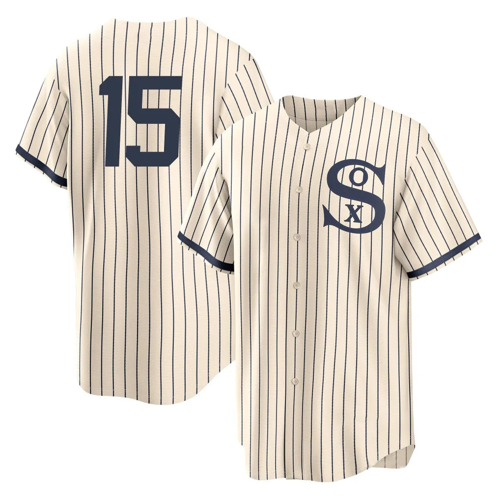 C.White Sox #15 Sean Newcomb Player Cream Field of Dreams Home Game Jdoa Stitched Jerseys