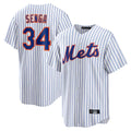 NY.Mets #34 Kodai Senga Player White Home Replica Jdoa Stitched Jerseys