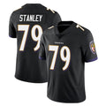 B.Ravens #79 Ronnie Stanley Player Black Vapor Untouchable Limited Home Game Jdoa Stitched Jerseys