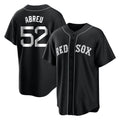 B.Red Sox #52 Wilyer Abreu Player Black Home Game Jdoa Stitched Jerseys