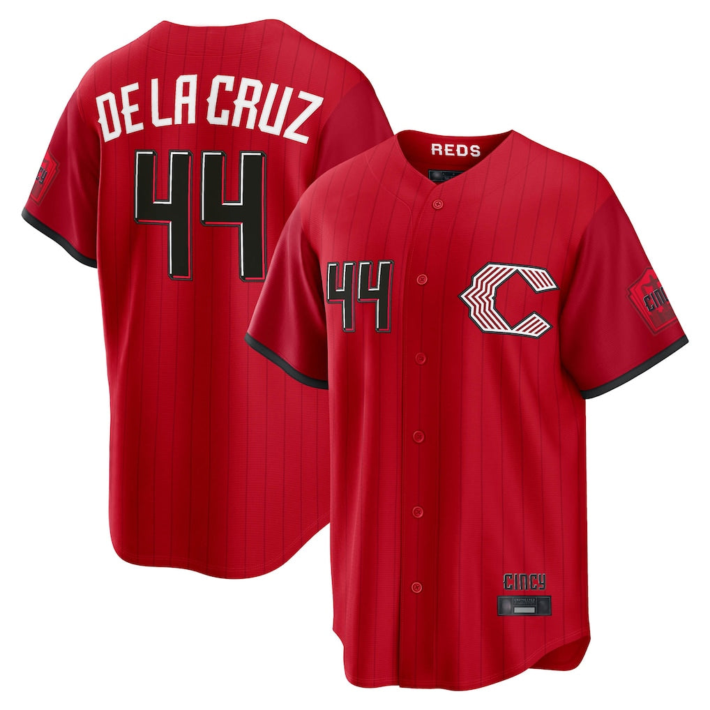 C.Reds #44 Elly De La Cruz Player Red 2026 City Connect Home Game Jdoa Stitched Jerseys