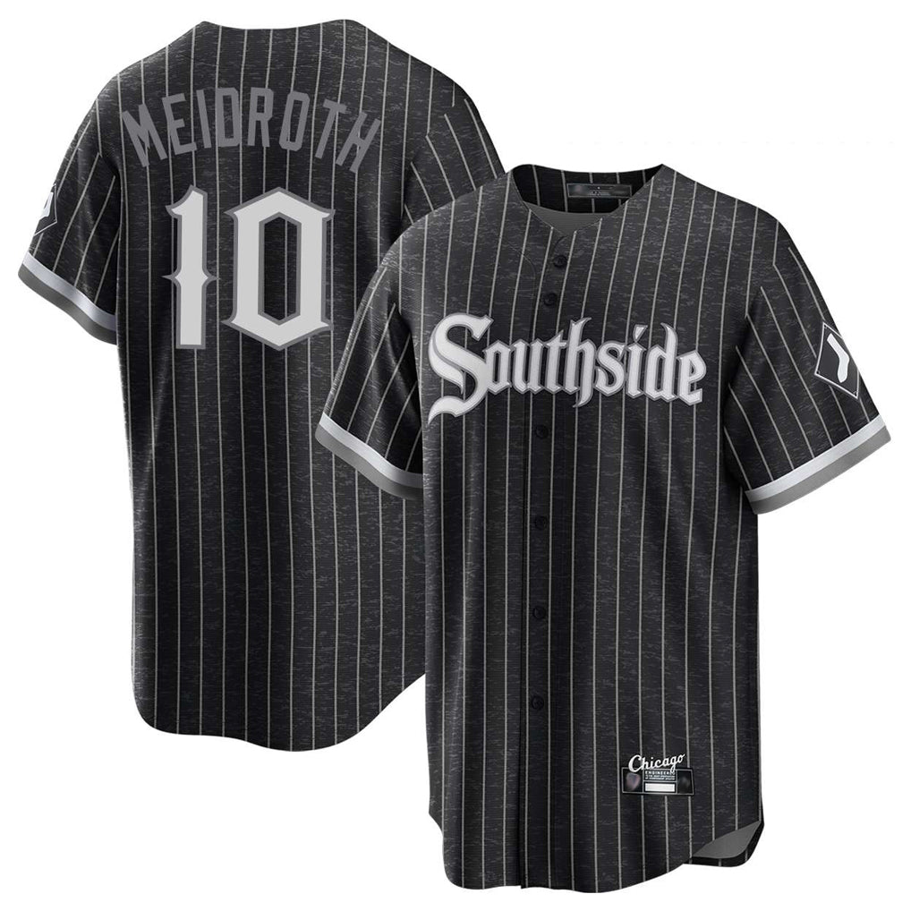 C.White Sox #10 Chase Meidroth Player Black City Connect Home Game Jdoa Stitched Jerseys