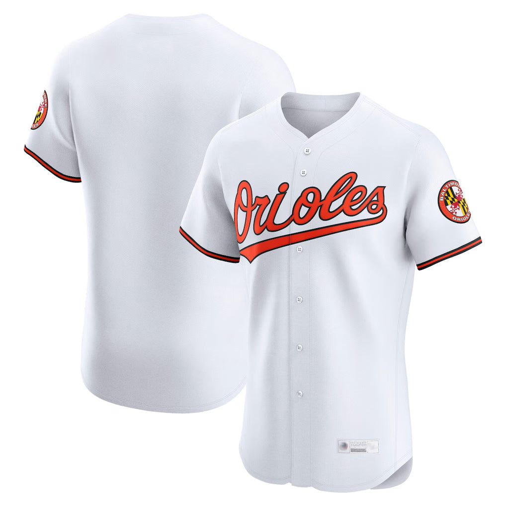 B.Orioles ## Orioles Blank Player White Limited Elite Home Game Jdoa Stitched Jerseys