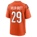 Jdoa C.Bengals #29 Cam Taylor-Britt Orange Alternate Game Jersey