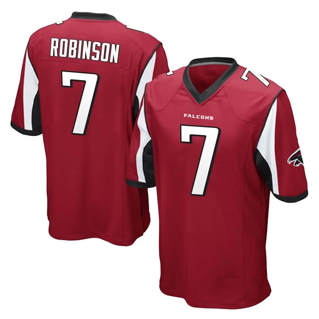 A.Falcons #7 Bijan Robinson Player Red Color Vapor Home Game Jdoa Stitched Jerseys