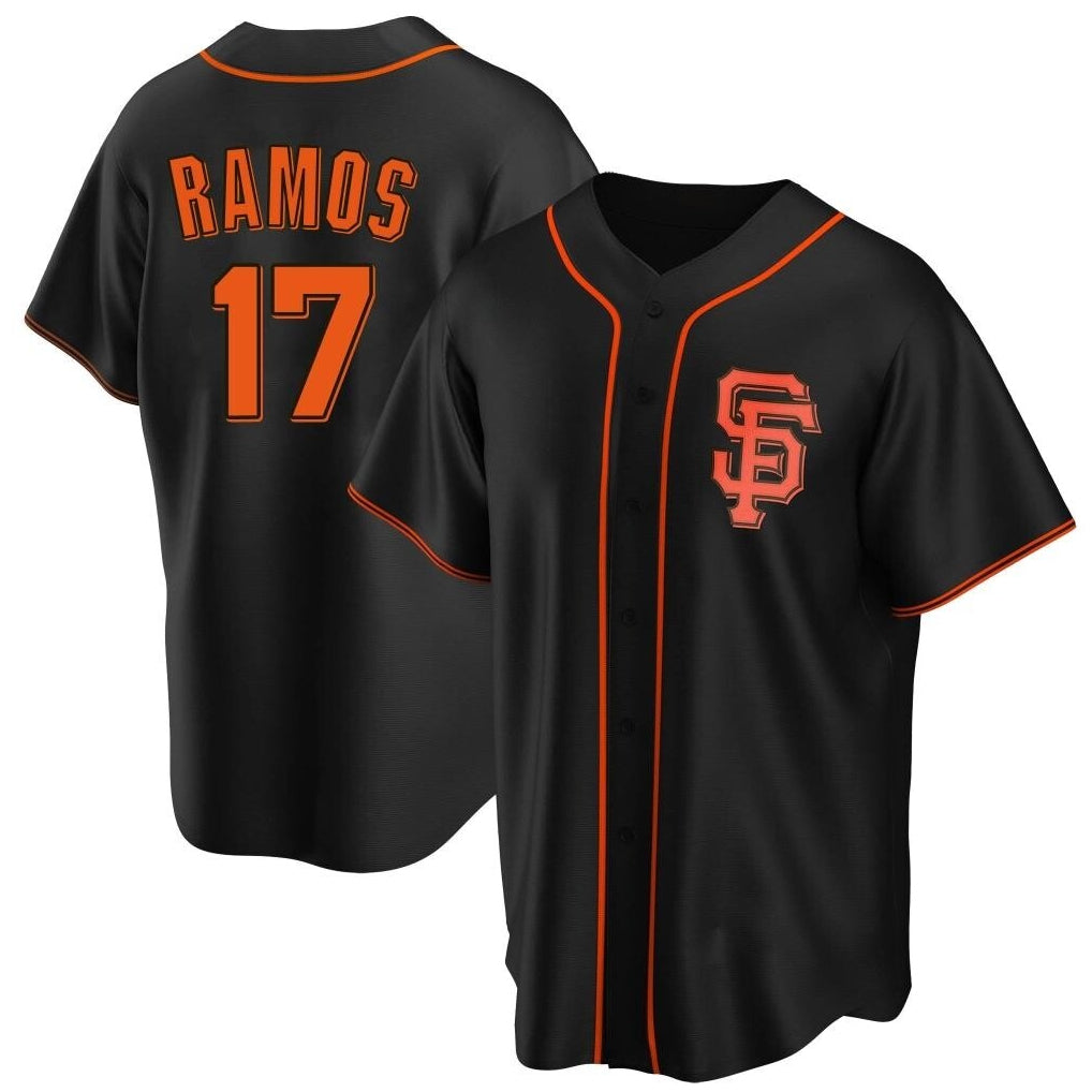 SF.Giants #17 Heliot Ramos Player Black 2026 Home Game Jdoa Stitched Jerseys