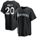 S.Mariners #20 Luke Raley Player Black Home Limited Jdoa Stitched Jerseys