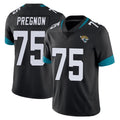 J.Jaguars #75 Emmanuel Pregnon Player Black Vapor Untouchable Limited Home Game Jdoa Stitched Jerseys