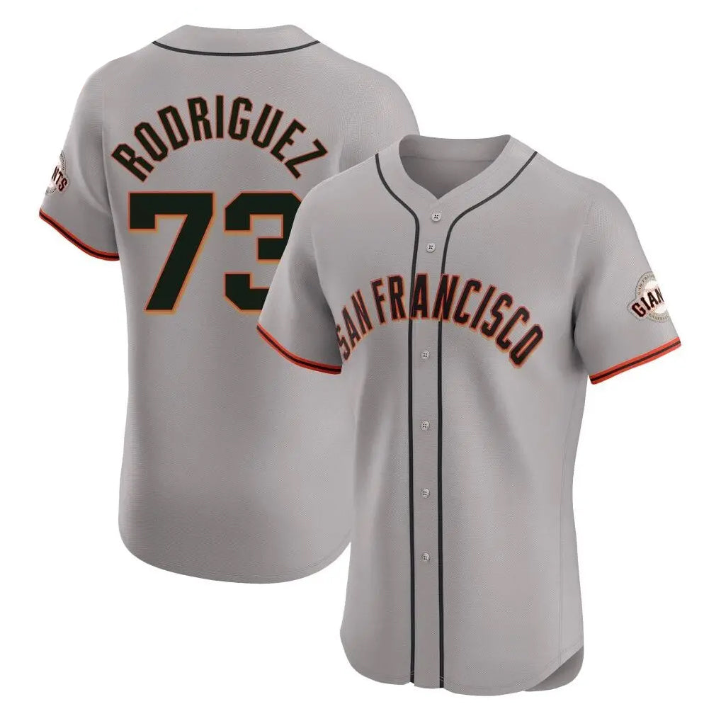 SF.Giants #73 Randy Rodriguez Player Gray Home Limited Elite Jdoa Stitched Jerseys