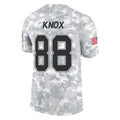 B.Bills #88 Dawson Knox Player Arctic Camo Salute to Service Limited Jdoa Stitched Jerseys