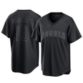 LA.Angels #13 Drew Pomeranz Player Black Pitch Fashion T-shirt Jdoa Stitched Jerseys