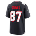 Jdoa H.Texans #87 Cade Stover Navy Game Jersey