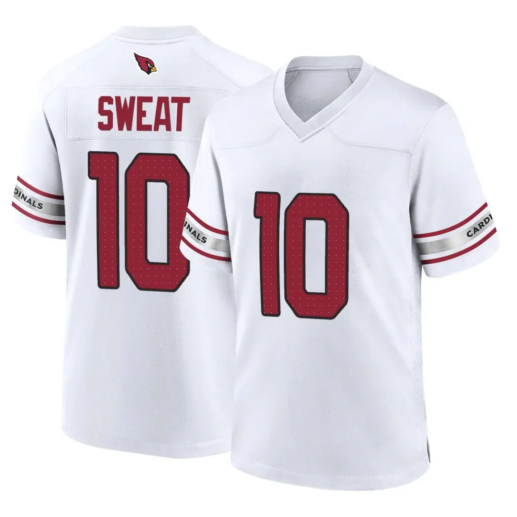 A.Cardinals #10 Josh Sweat Player White Home Game Jdoa Stitched Jerseys