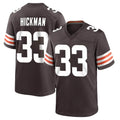 C.Browns #33 Ronnie Hickman Player Brown Home Game Jdoa Stitched Jerseys