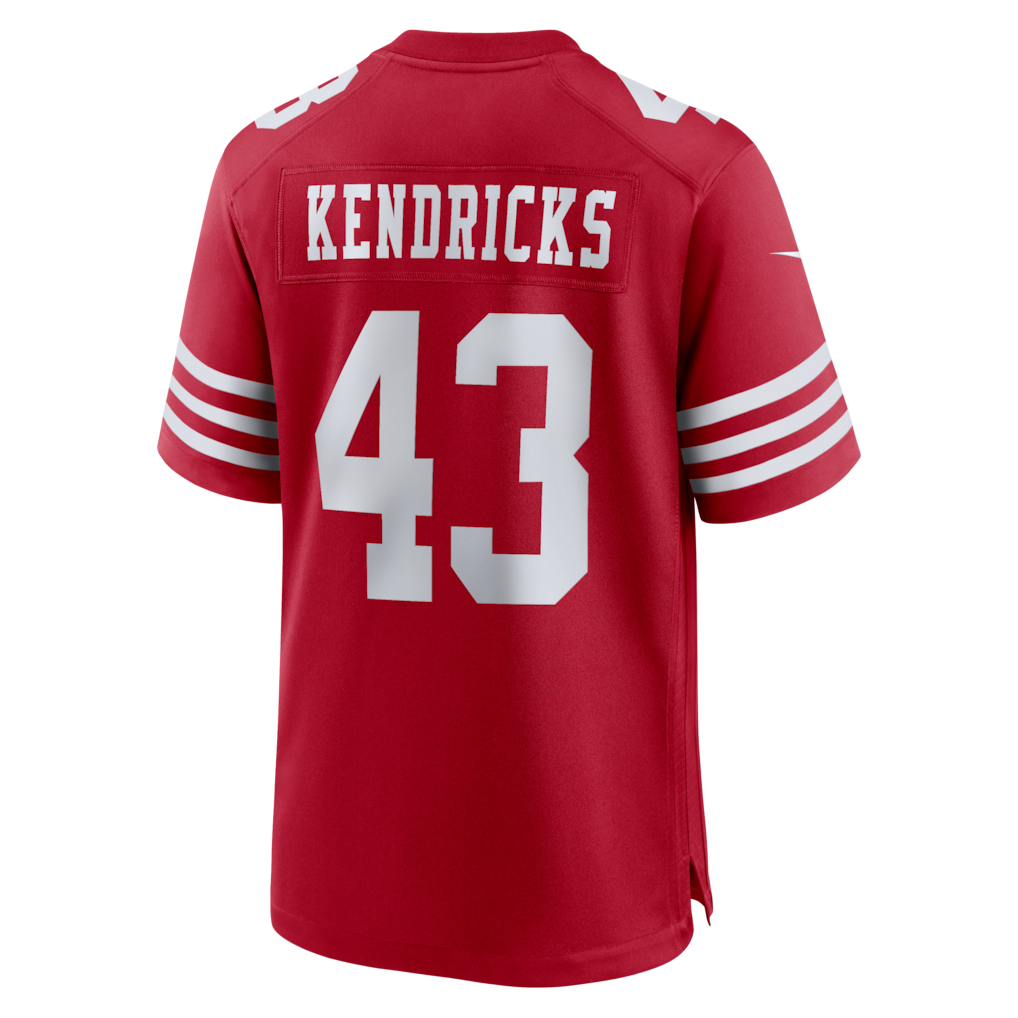 Jdoa SF.49ers #43 Eric Kendricks Scarlet Team Game Jersey