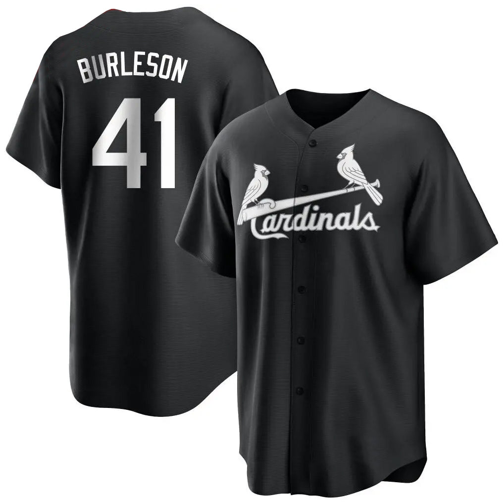 St. Louis Cardinals #41 Alec Burleson Player Black City Connect Home Limited Jdoa Stitched Jerseys
