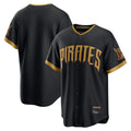 P.Pirates ## Pirates Blank Player Black 2026 City Connect Home Limited Jdoa Stitched Jerseys