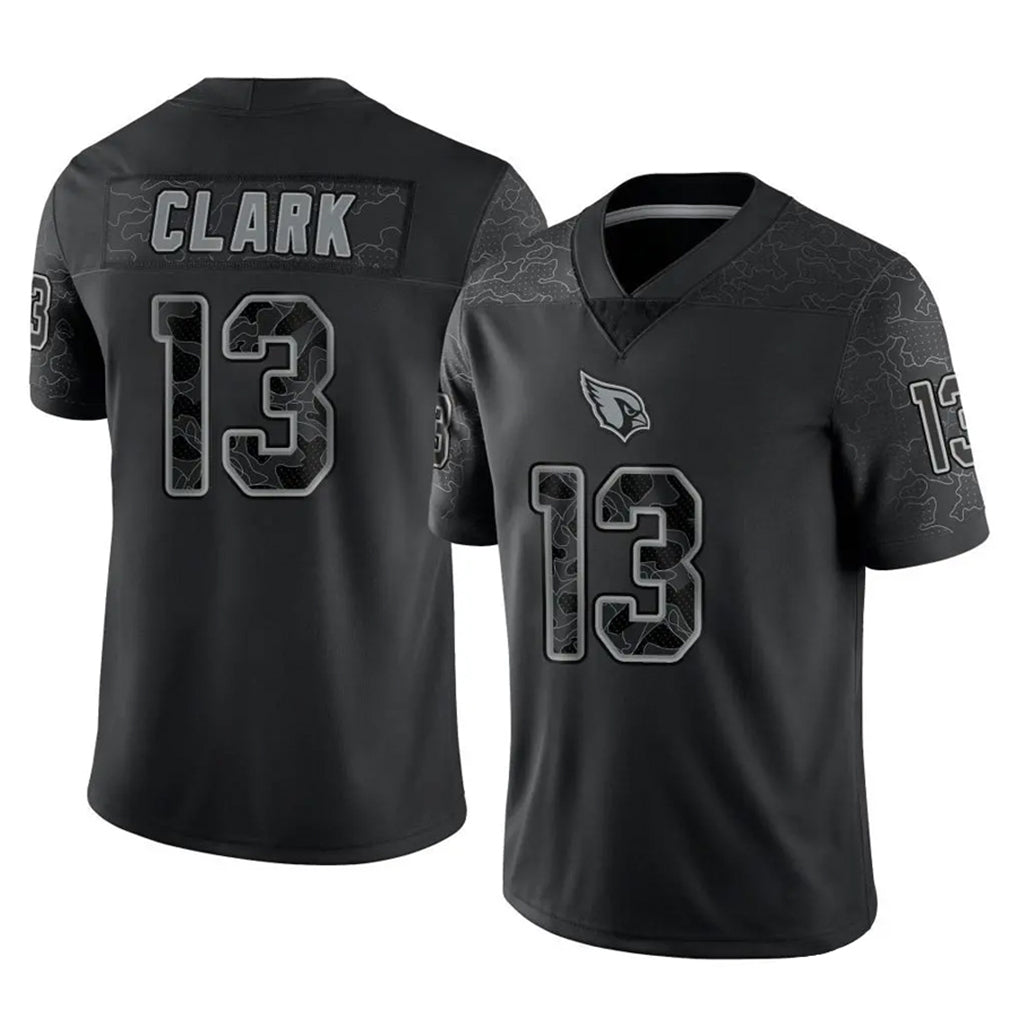 A.Cardinals #13 Kei'Trel Clark Player Black RFLCTV Limited Home Game Jdoa Stitched Jerseys
