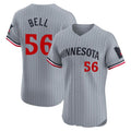 M.Twins #56 Josh Bell Player Gray Home Limited Elite Jdoa Stitched Jerseys