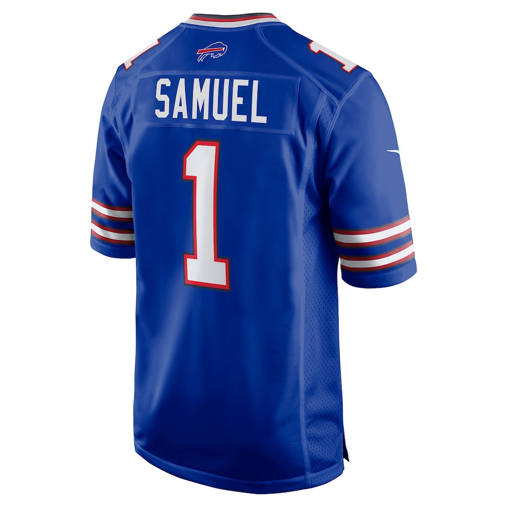 Jdoa B.Bills #1 Curtis Samuel Royal Game Jersey