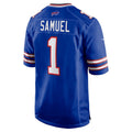 Jdoa B.Bills #1 Curtis Samuel Royal Game Jersey