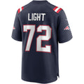 Jdoa NE.Patriots #72 Matt Light Navy Game Retired Player Jersey