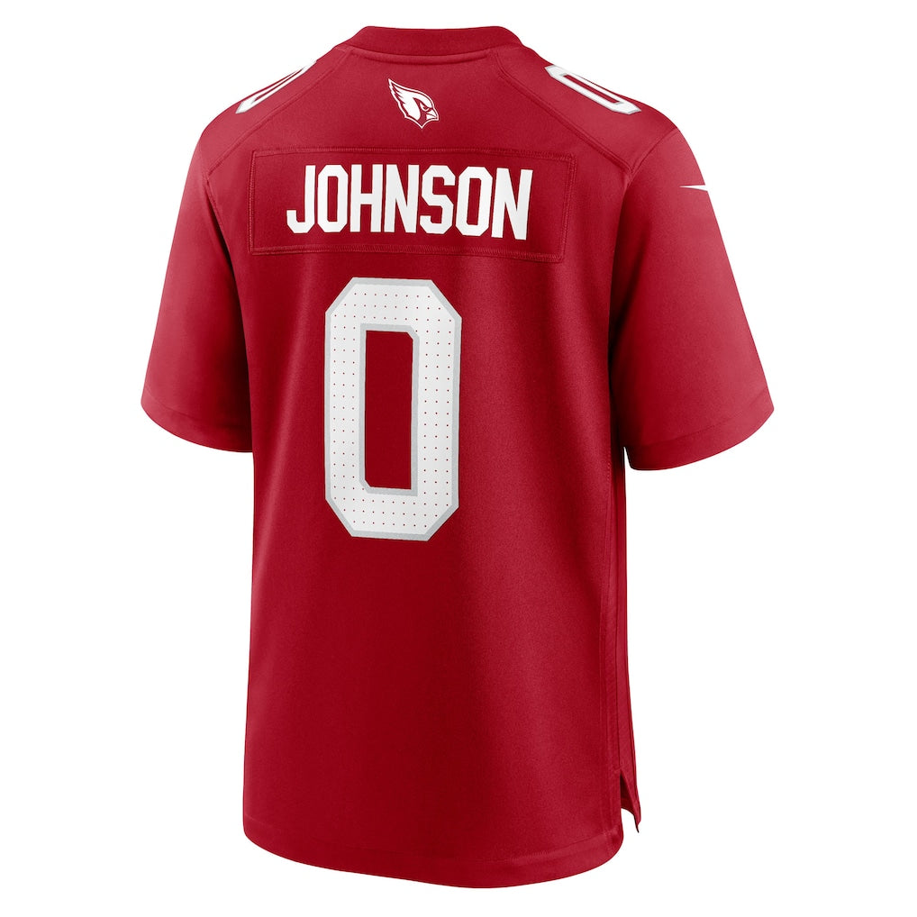 Jdoa A.Cardinals #0 Will Johnson Cardinal Team Game Jersey