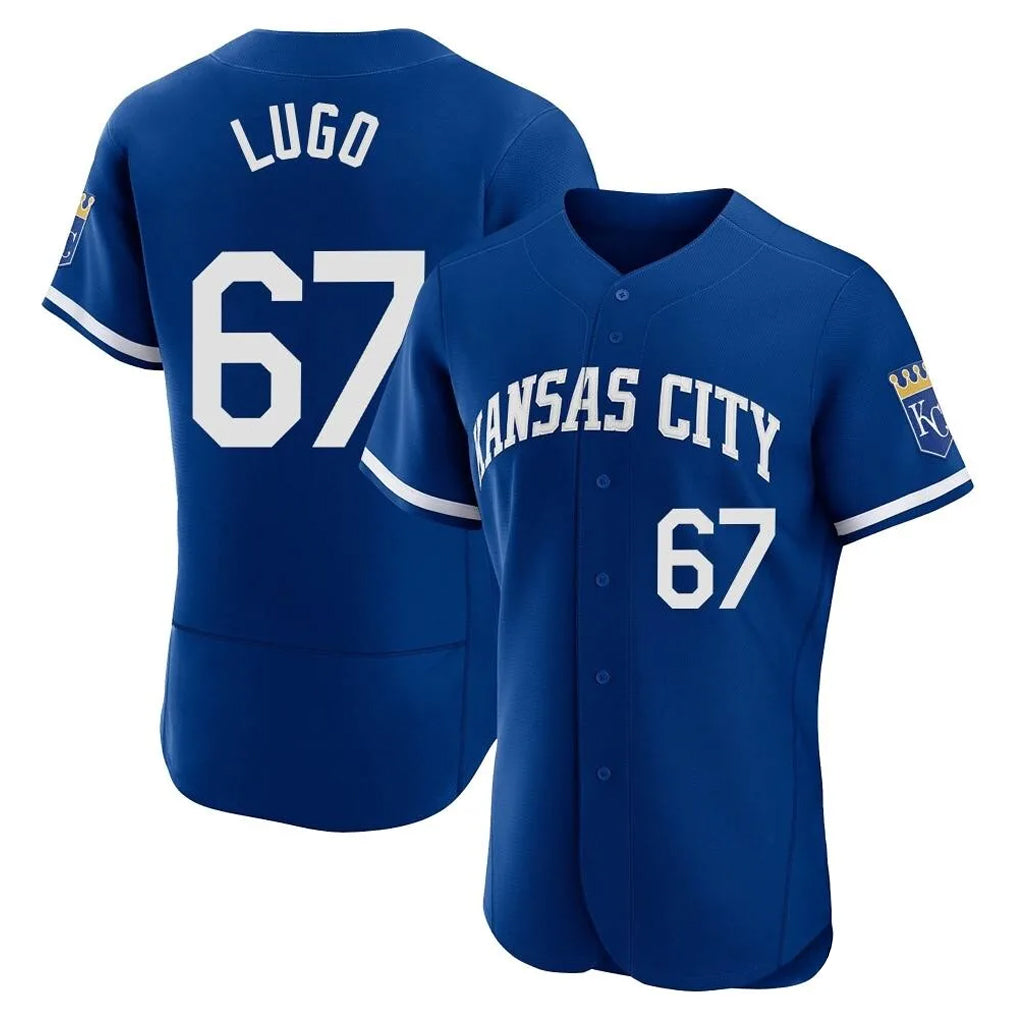 KC.Royals #67 Seth Lugo Player Royal Limited Elite Home Jdoa Stitched Jerseys