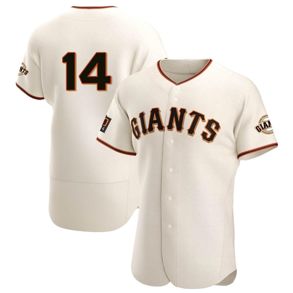 SF.Giants #14 Patrick Bailey Player Cream Home Limited Elite Jdoa Stitched Jerseys
