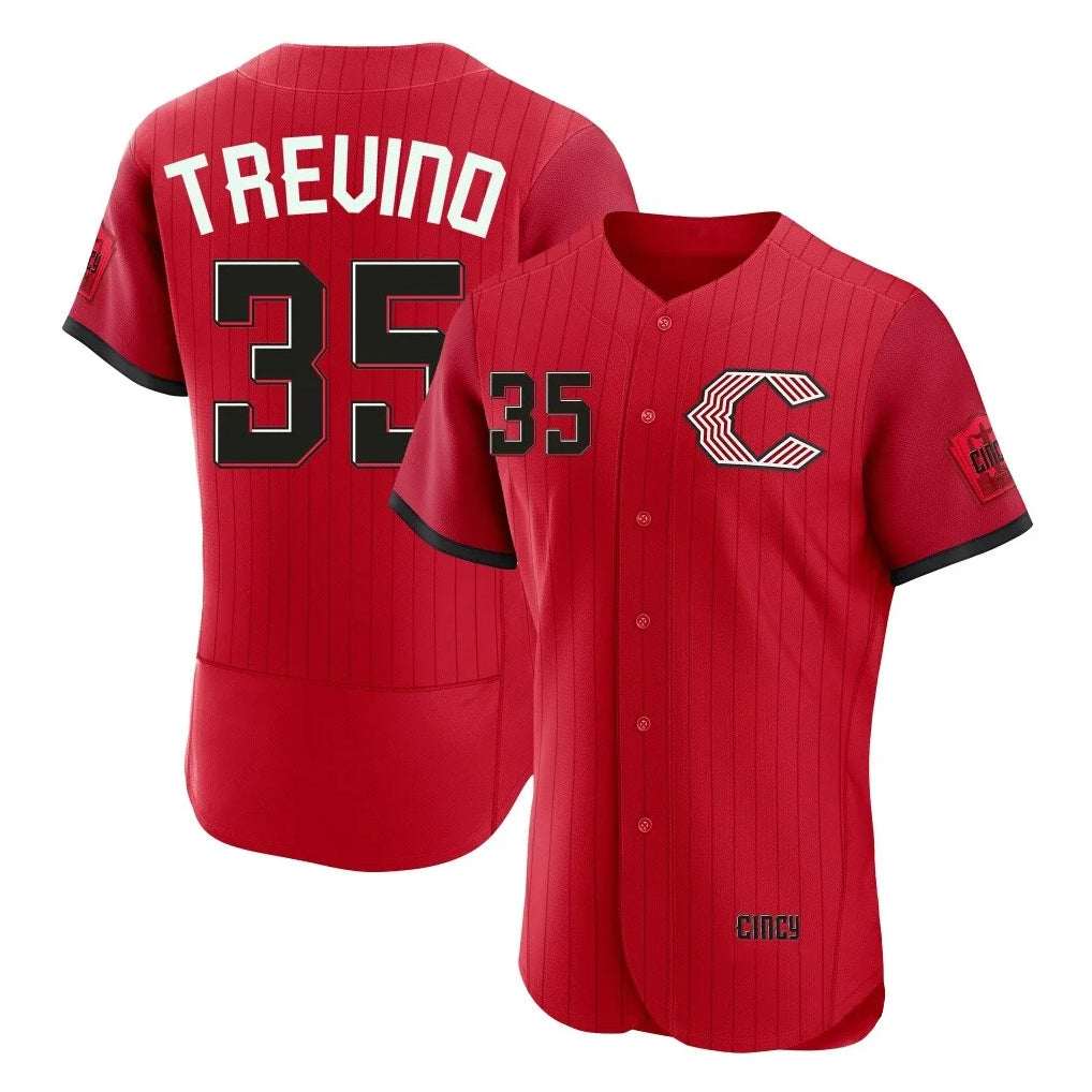 C.Reds #35 Jose Trevino Player Red 2026 City Connect Limited Elite Home Jdoa Stitched Jerseys