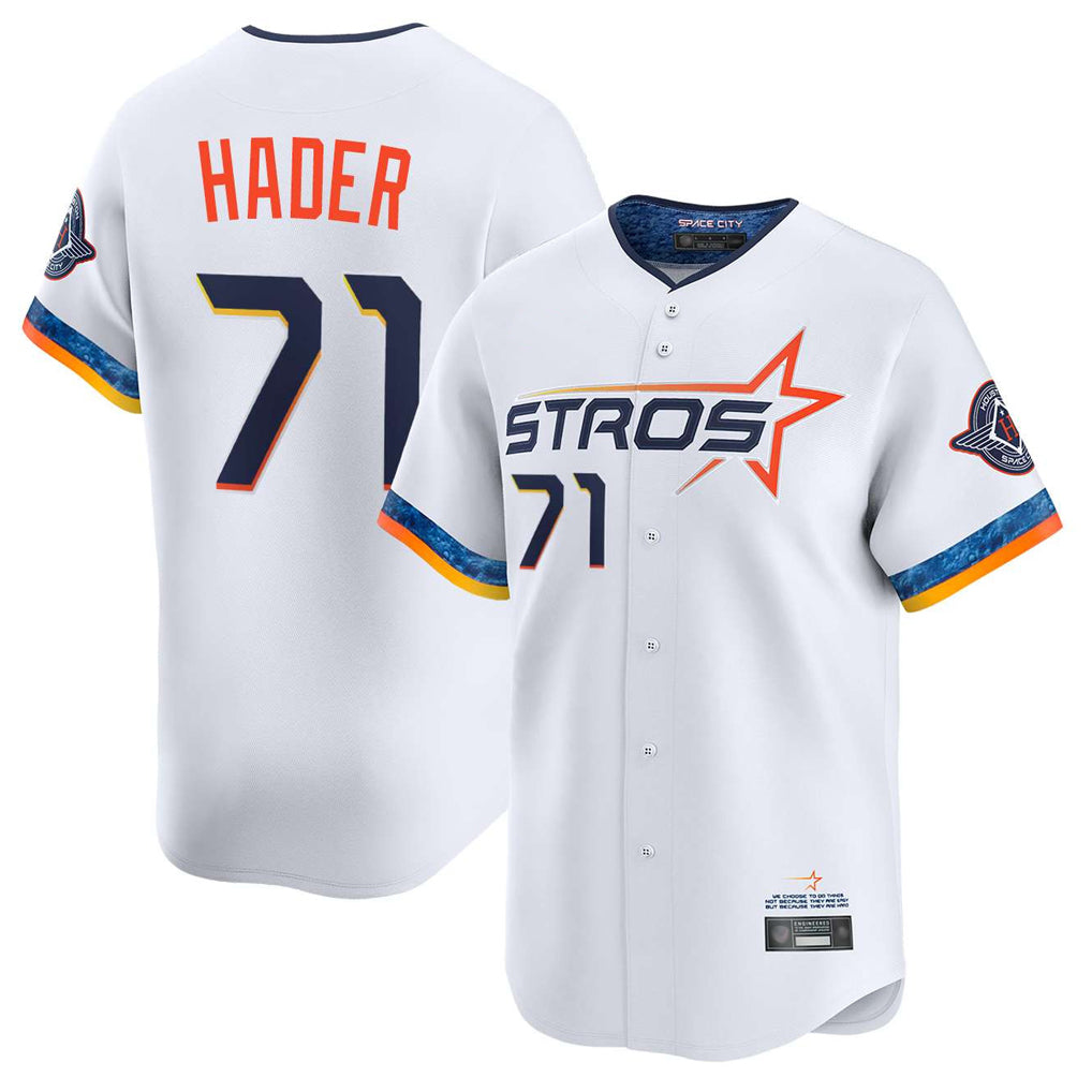 H.Astros #71 Josh Hader Player White City Connect Limited Home Jdoa Stitched Jerseys