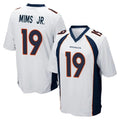 D.Broncos #19 Marvin Mims Jr. Player White Game Jdoa Stitched Jerseys