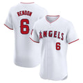 LA.Angels #6 Anthony Rendon Player White Limited Elite Jdoa Stitched Home Jerseys