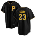P.Pirates #23 Mitch Keller Player Black Home Game Jdoa Stitched Jerseys